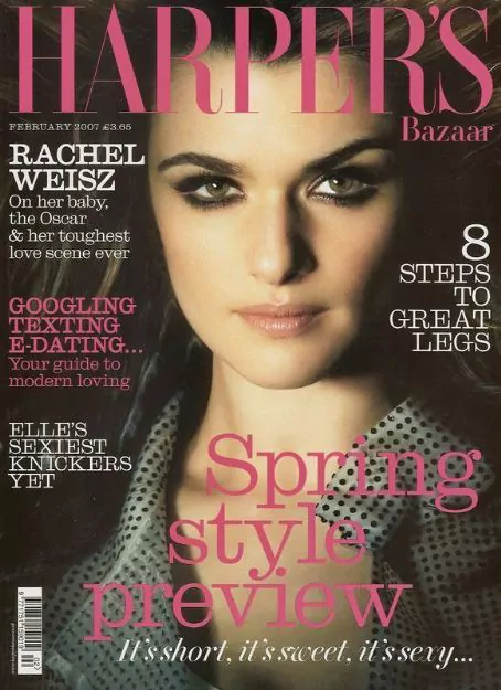 Rachel WeiszharpersBritish Harper's Bazaar Cover 2007