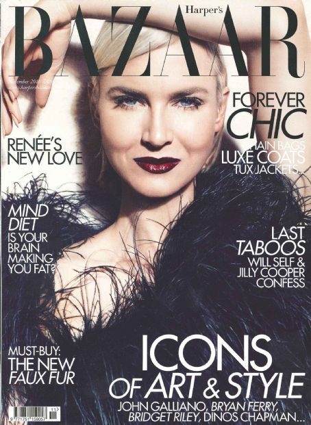 Renée Zellweger British Harper's Bazaar Cover November 2010