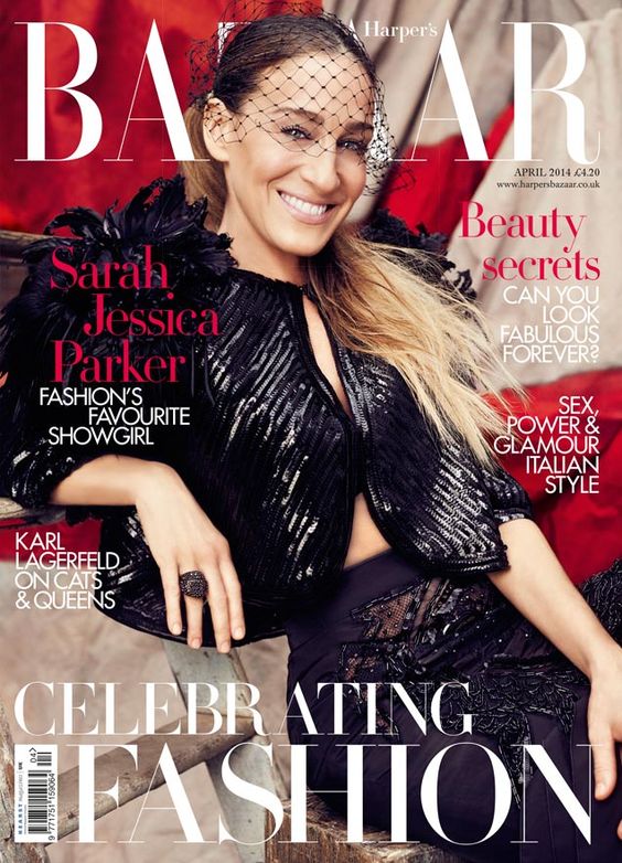 Sarah Jessica Parker British Harper's Bazaar Cover April 2014