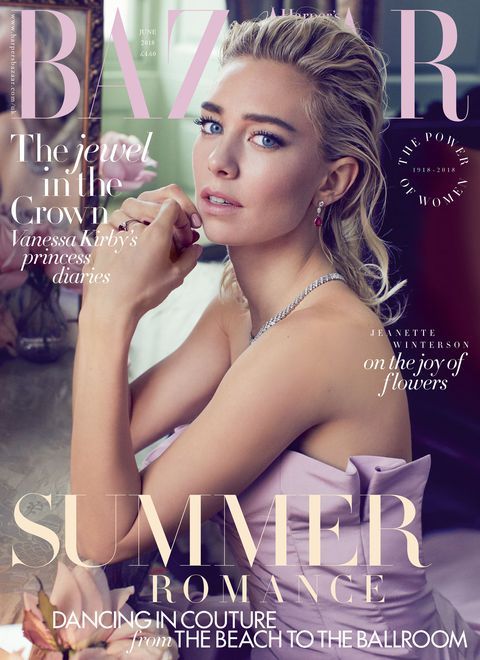 Vanessa Kirby British Harper's Bazaar Cover June 2018