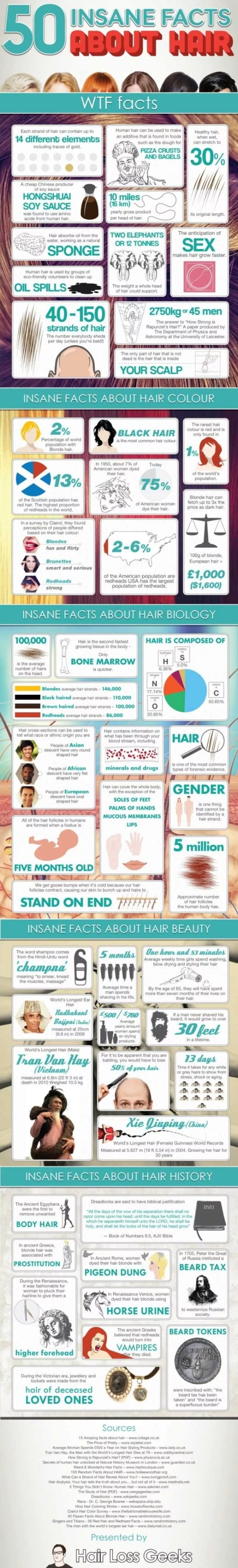 50 Facts About Hair