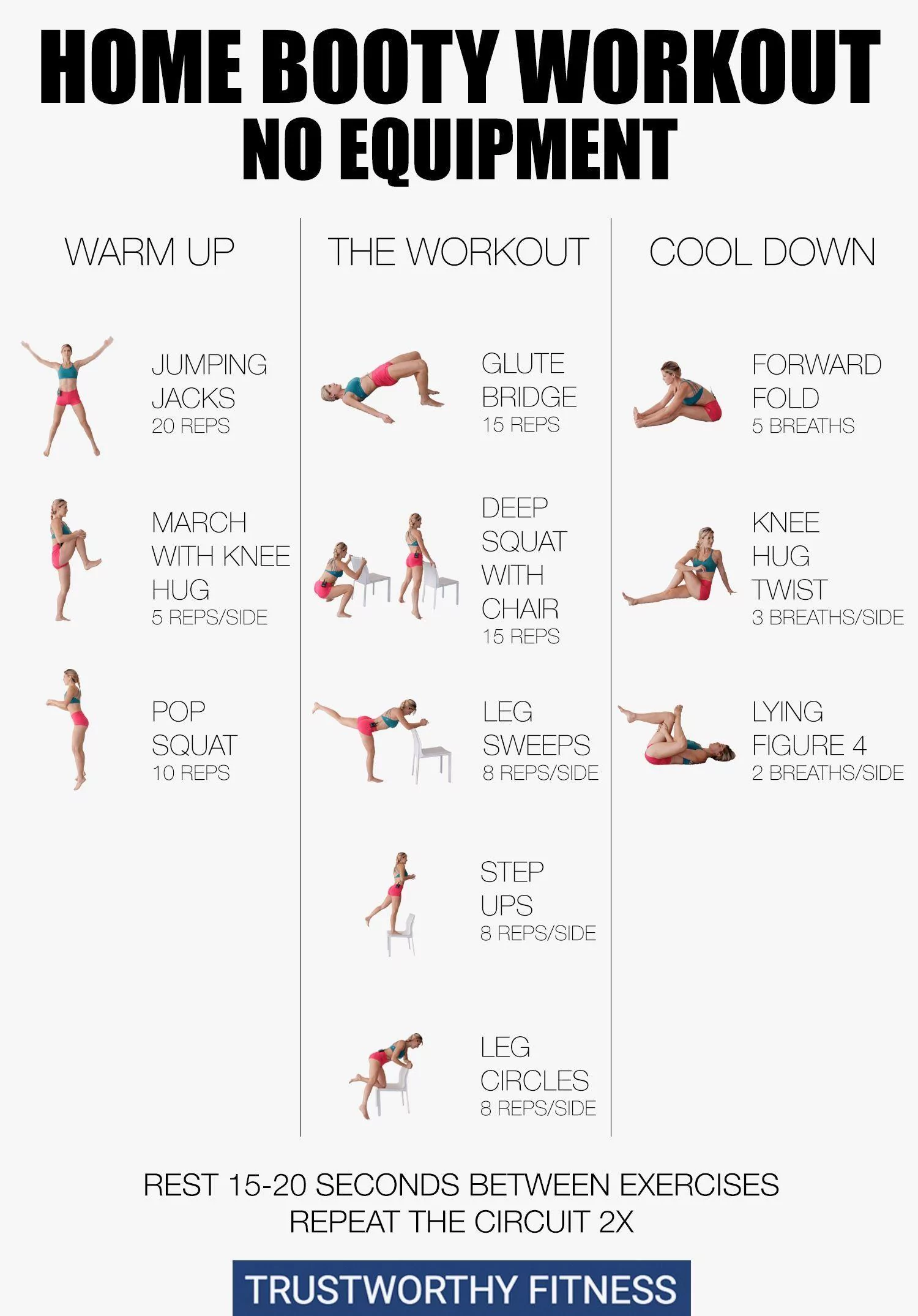 Home Booty Workout No Equipment