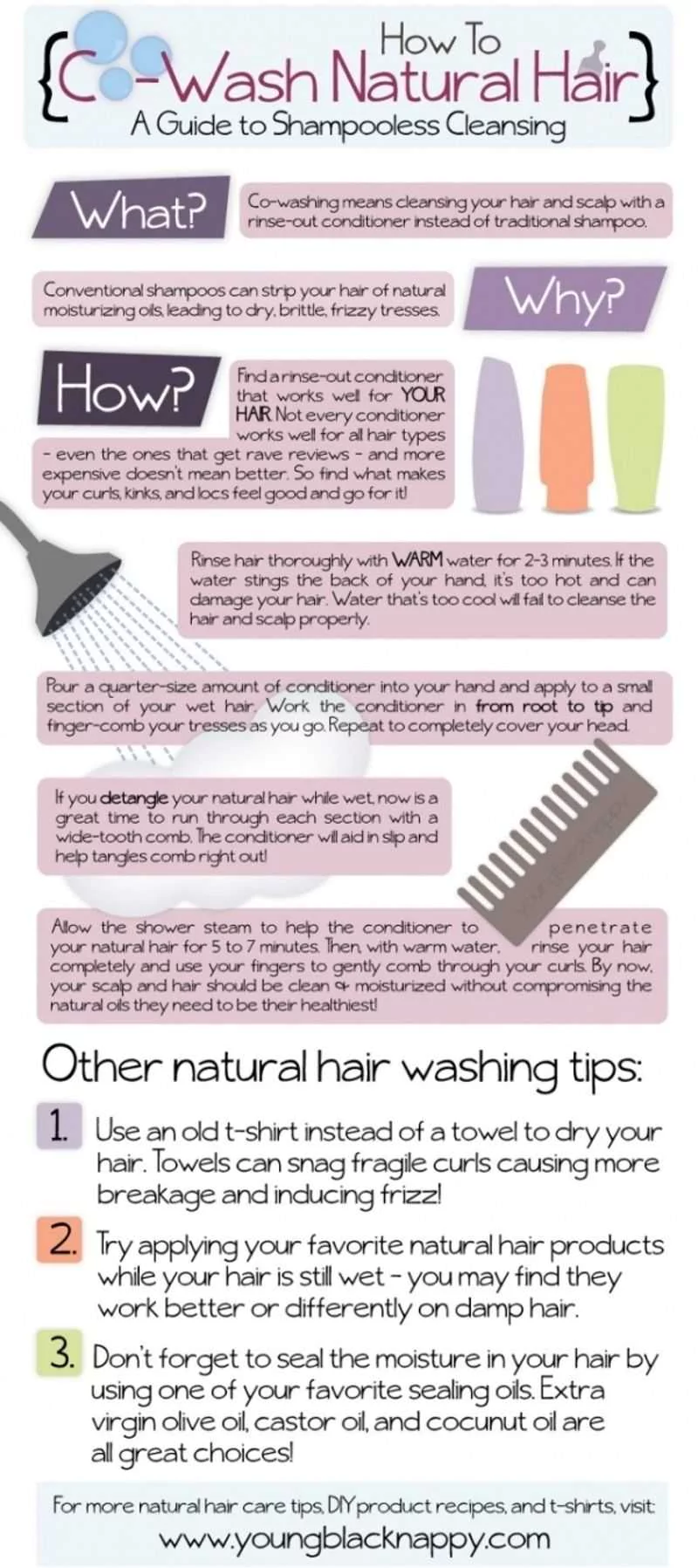 How To Wash Natural Hair
