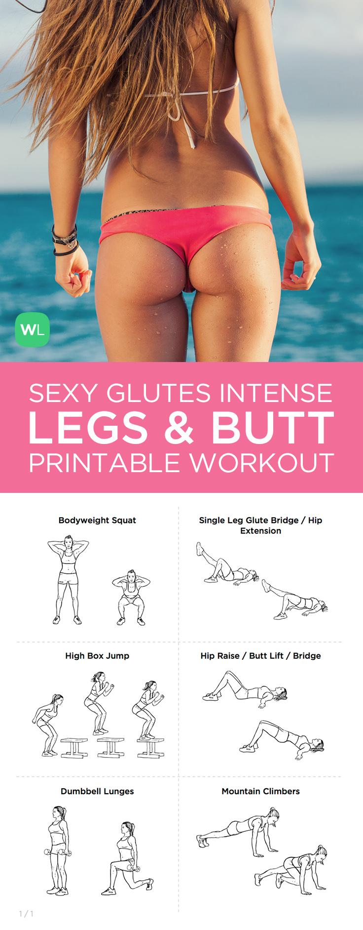 Sexy Glutes Intense Legs Butt Toning Workout