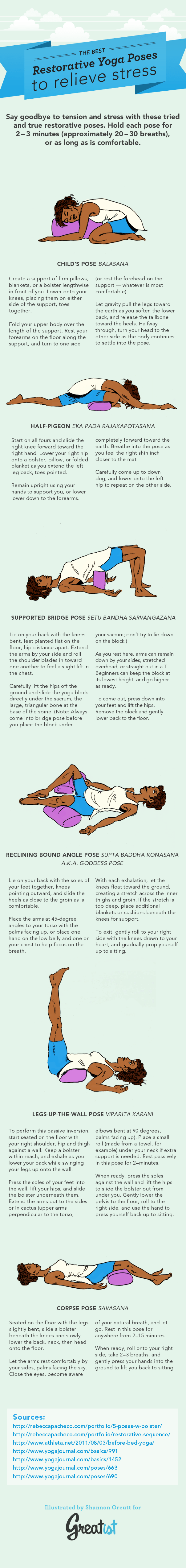 The Best Restorative Yoga Poses For Stress Relief