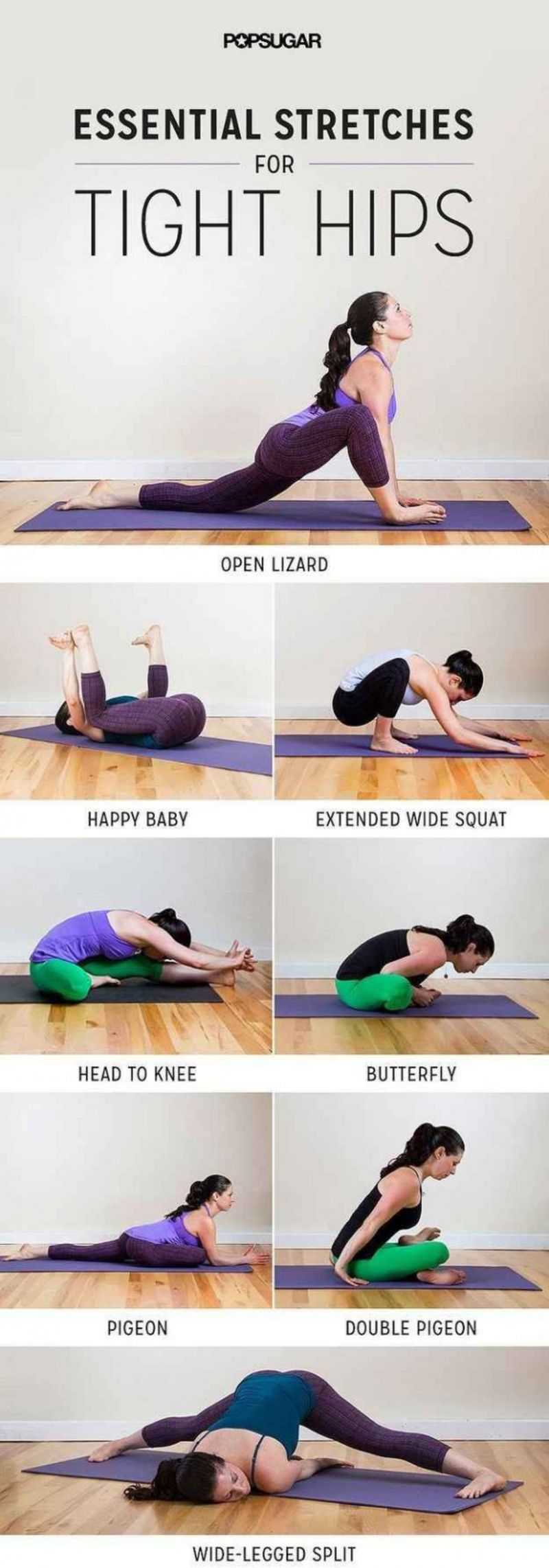 Stretches For Tight Hips