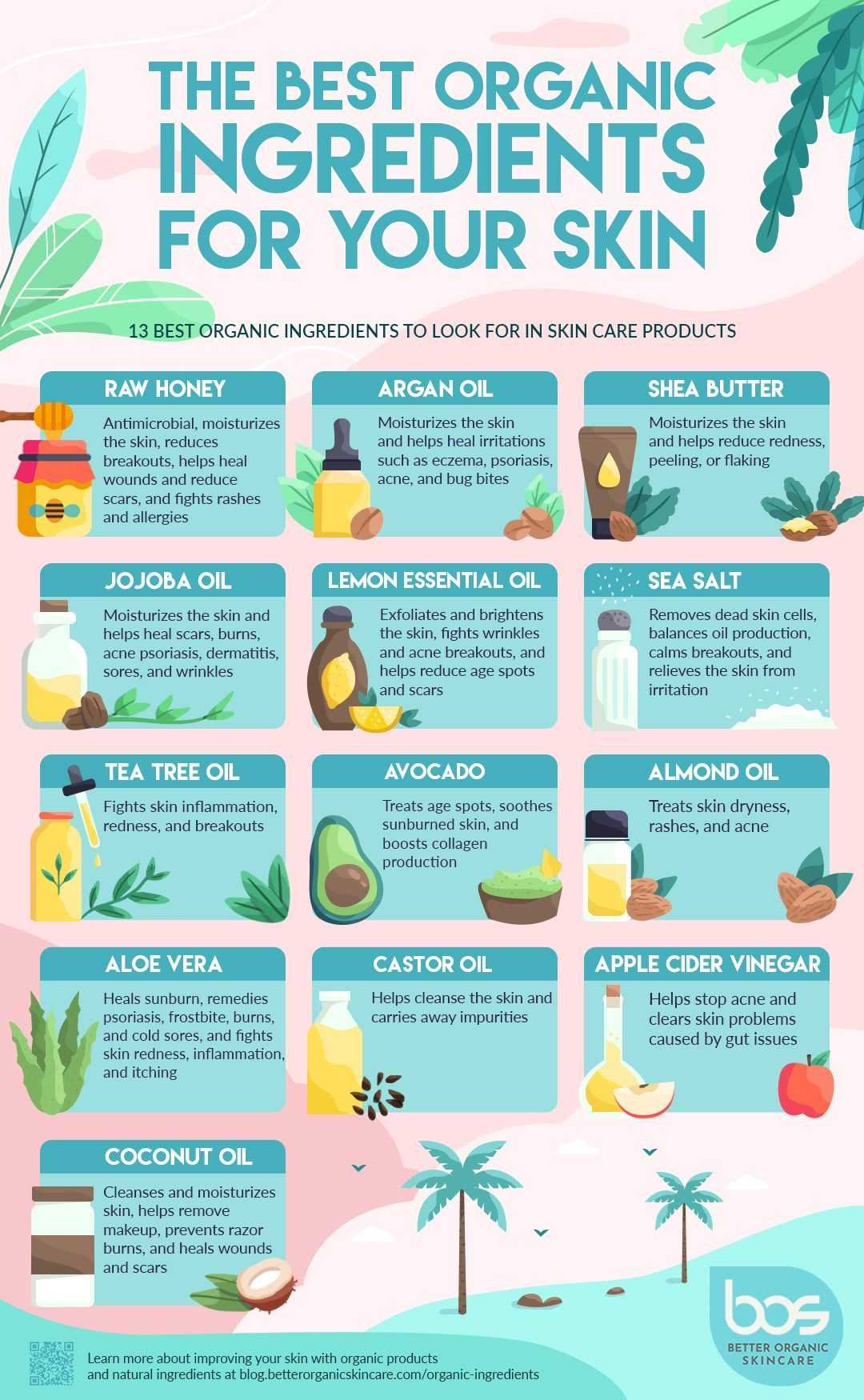The Best Organic Ingredients For Your Skin