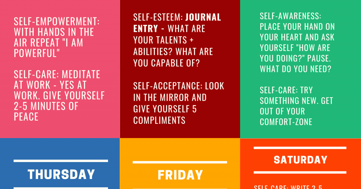 20 Infographics To Help You Start Loving Yourself 
