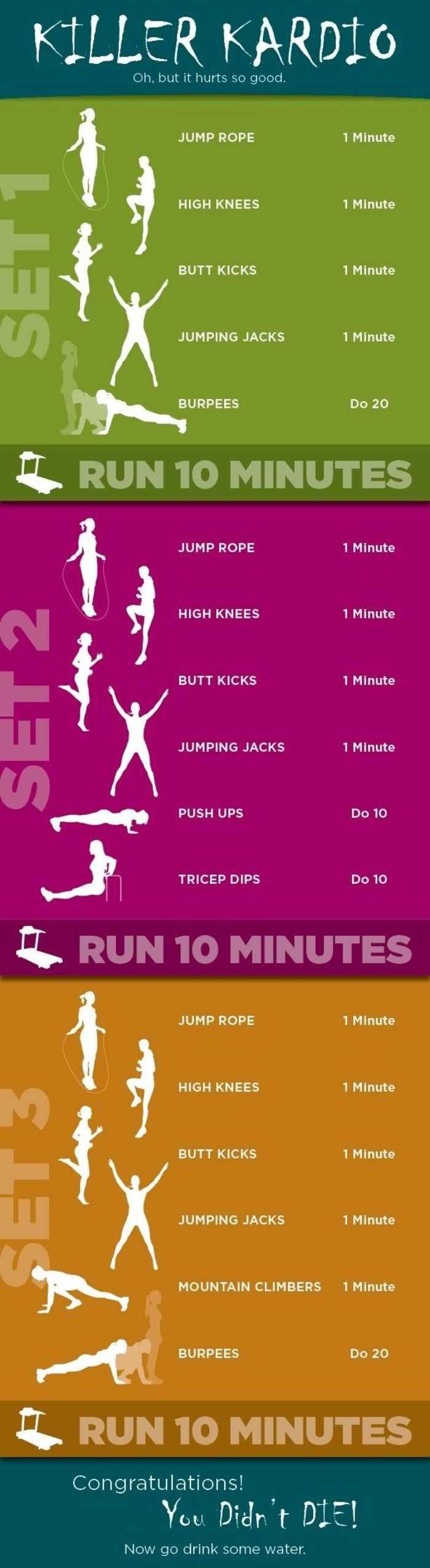 14 Cardio Workout 41 Exercise Infographics That Can Help You Get In 