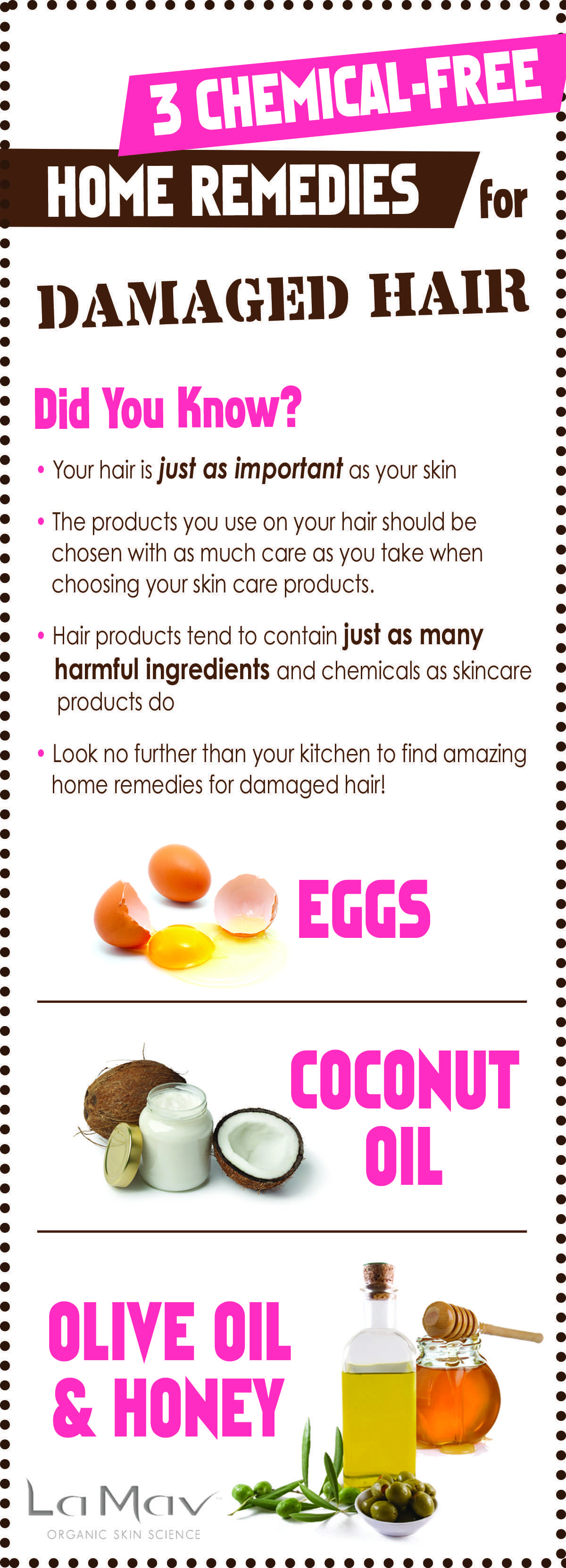 Chemical-Free Home Remedies For Damaged Hair