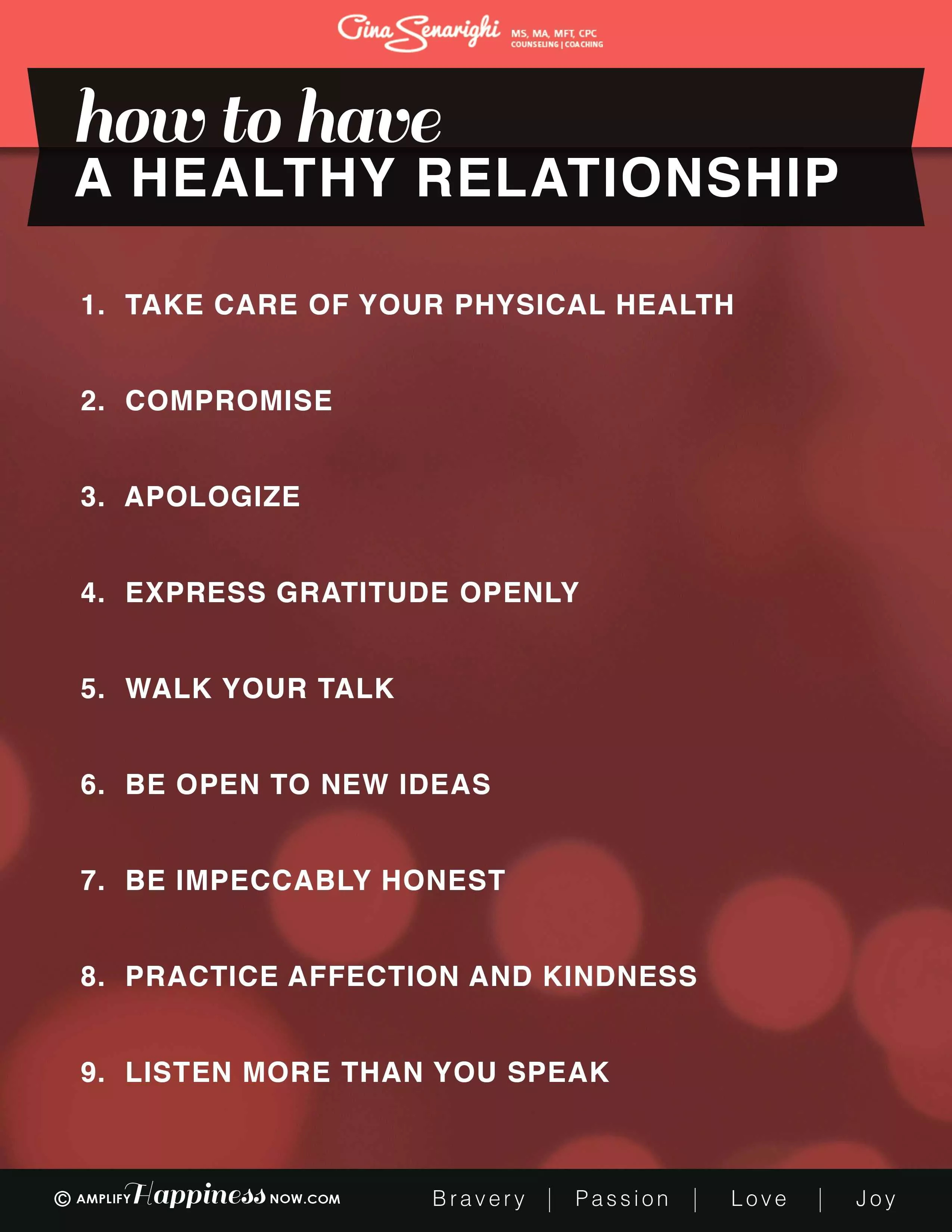 How To Have Happy And Healthy Relationship