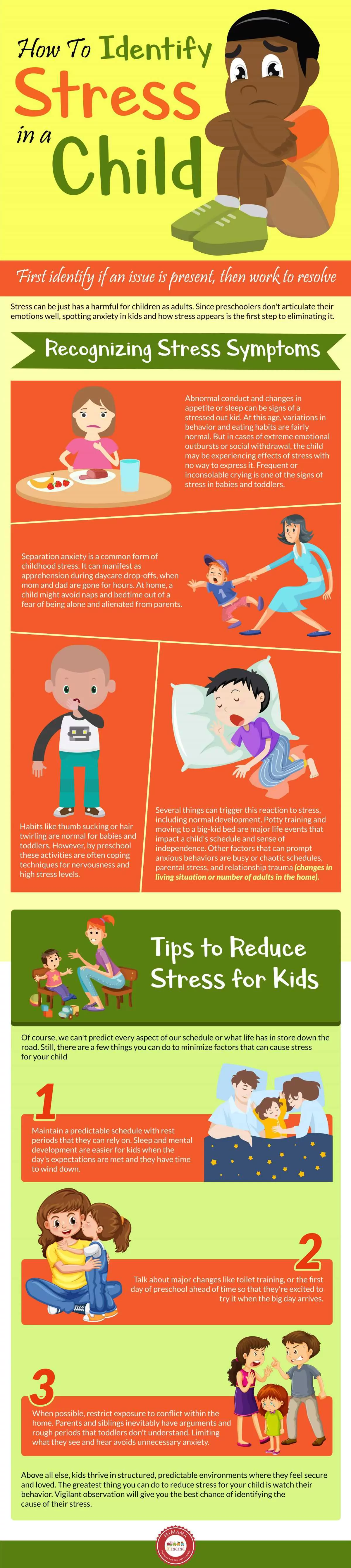 How To Identify Stress In A Child - 50 Infographics To Help You Less ...