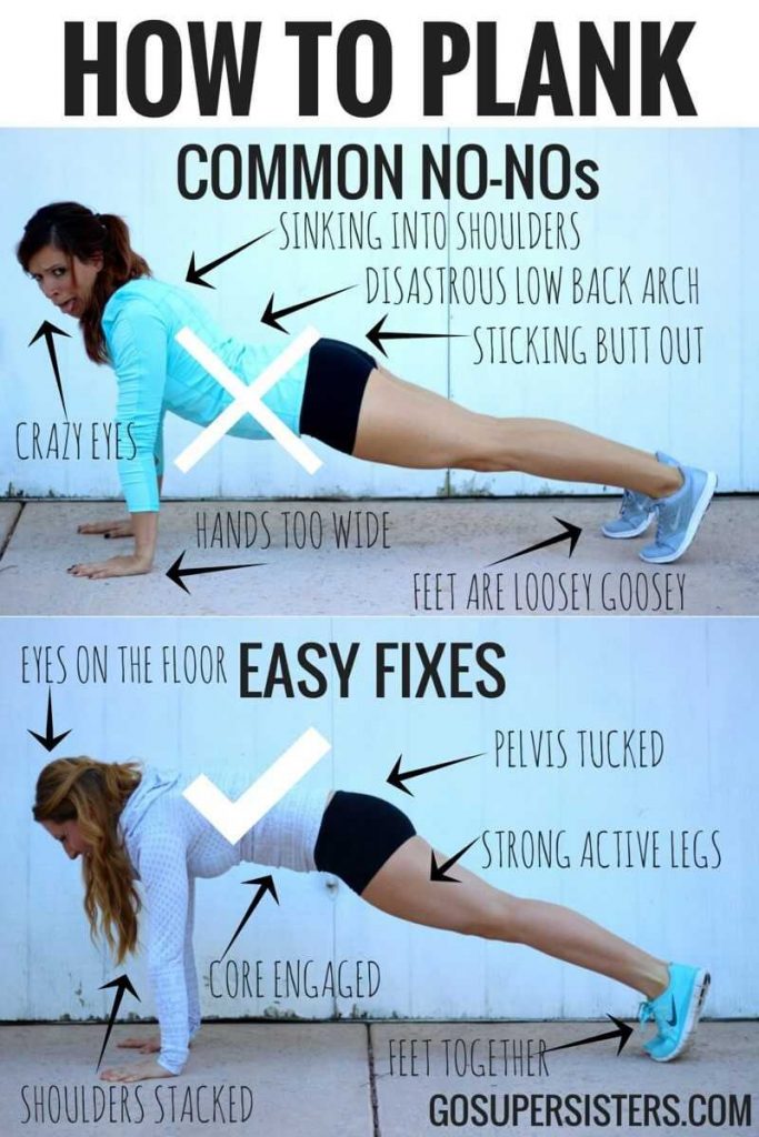 37. Plank Exercise - 41 Exercise Infographics that Can Help You Get in