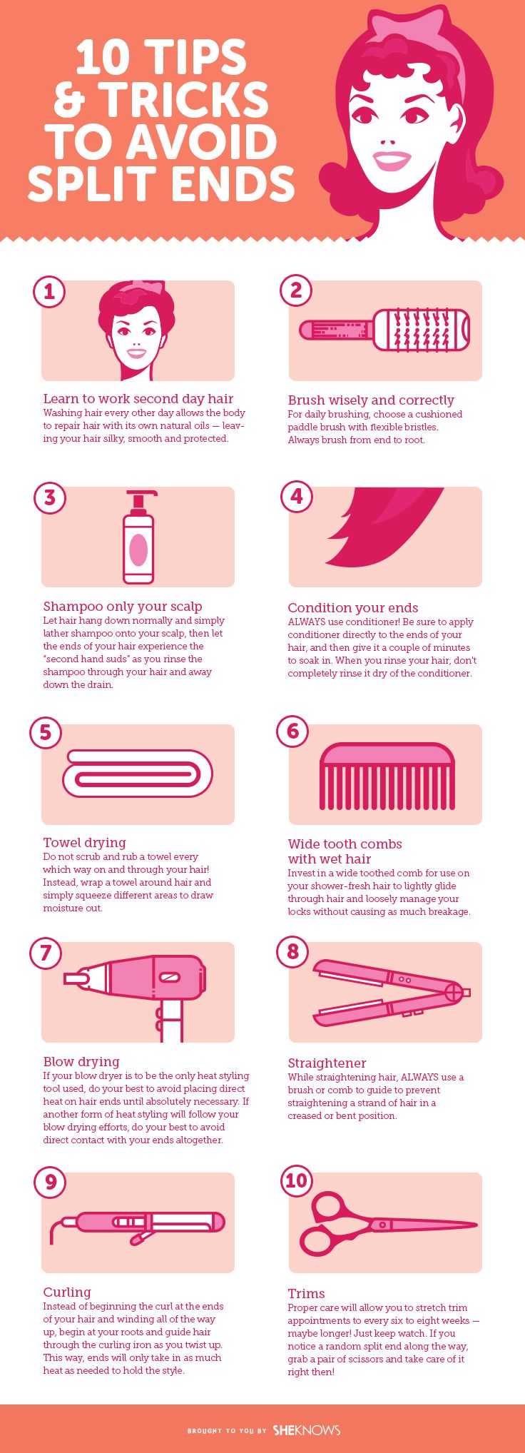 Tricks And Tips To Avoid Split Ends
