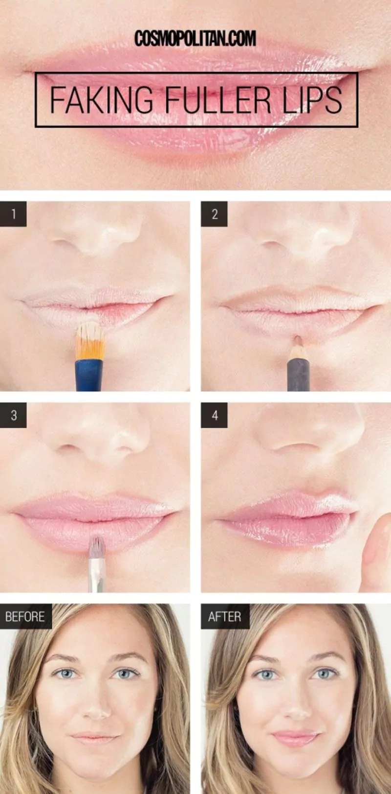 How To Fake Fuller Lips