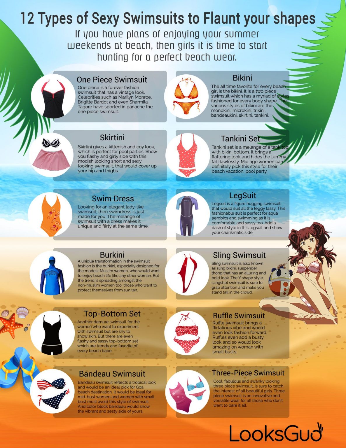 24. Types of Swimsuits for Different Body Shapes 30 Useful Fashion