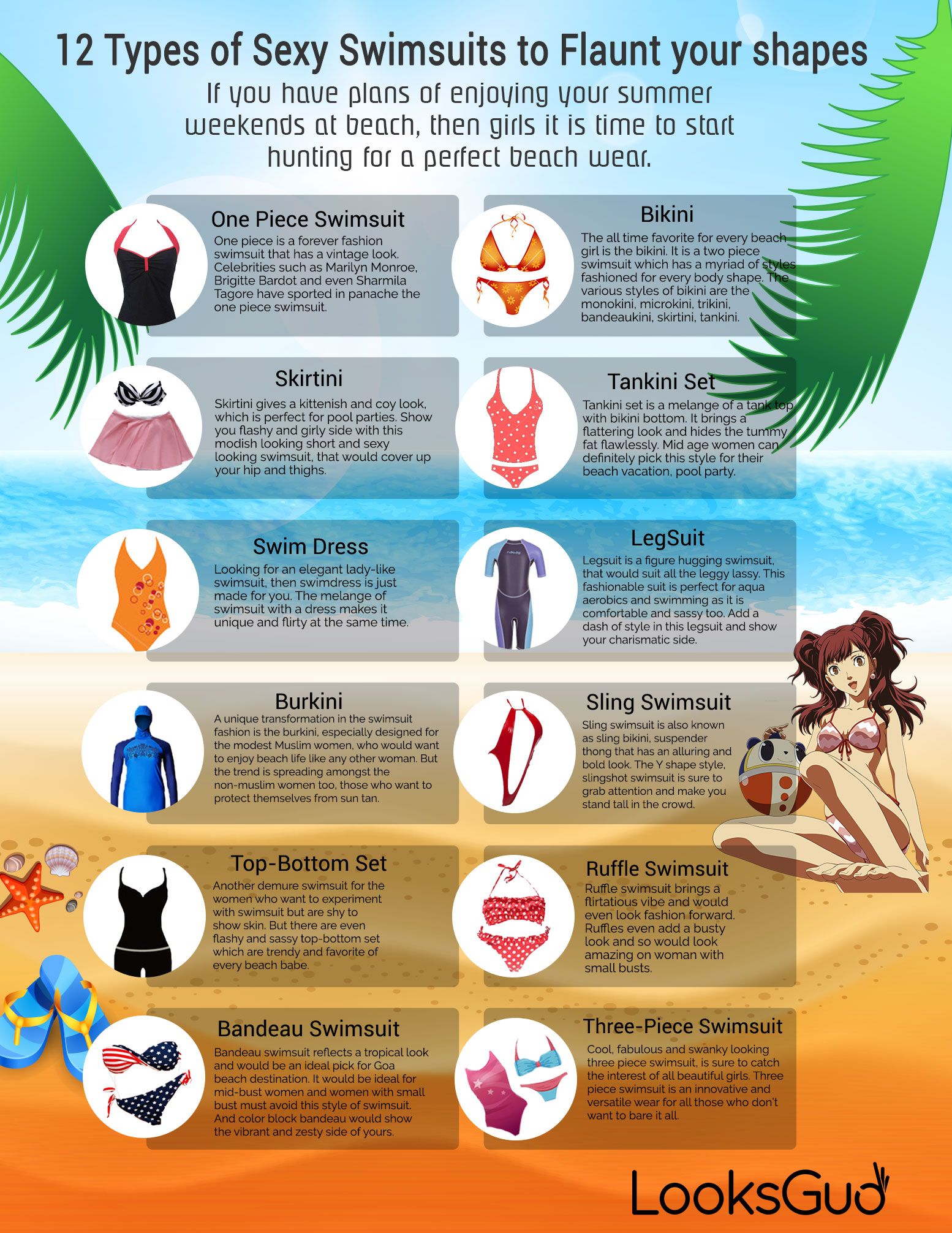 Types of Swimsuits for Different Body Shapes