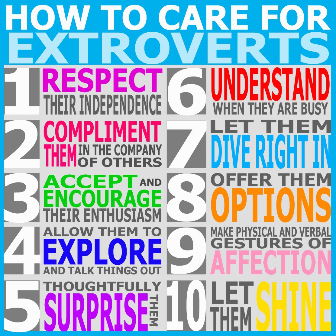 How to Care for Extroverts