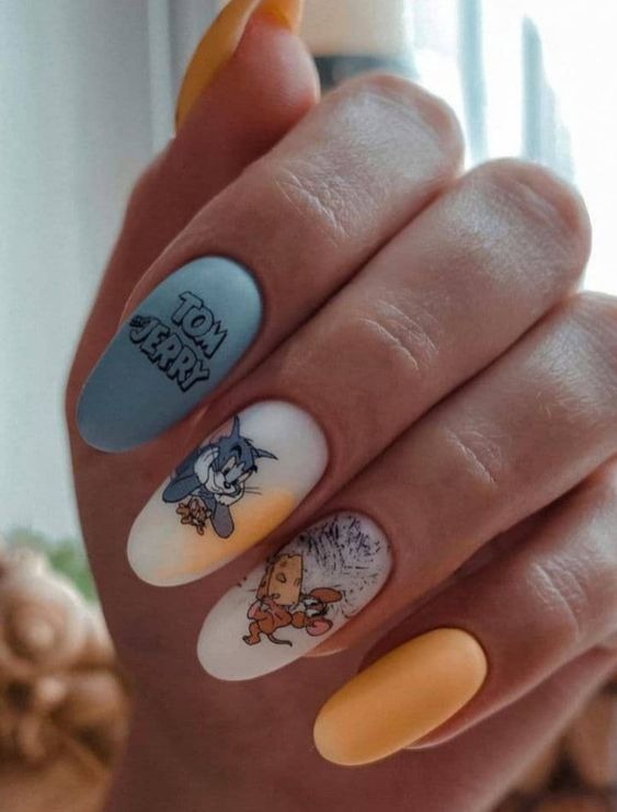 Manicure with Nail Stickers